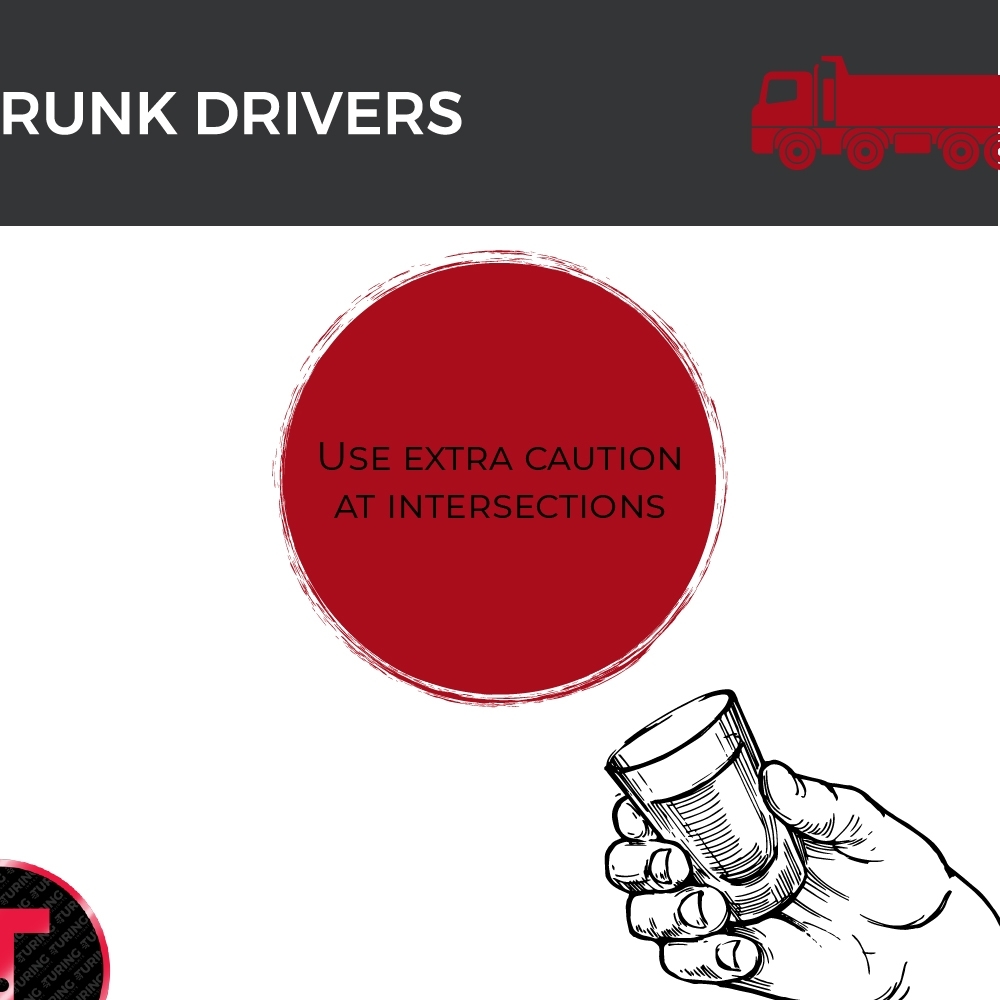 Drunk driver avoidance for truckers